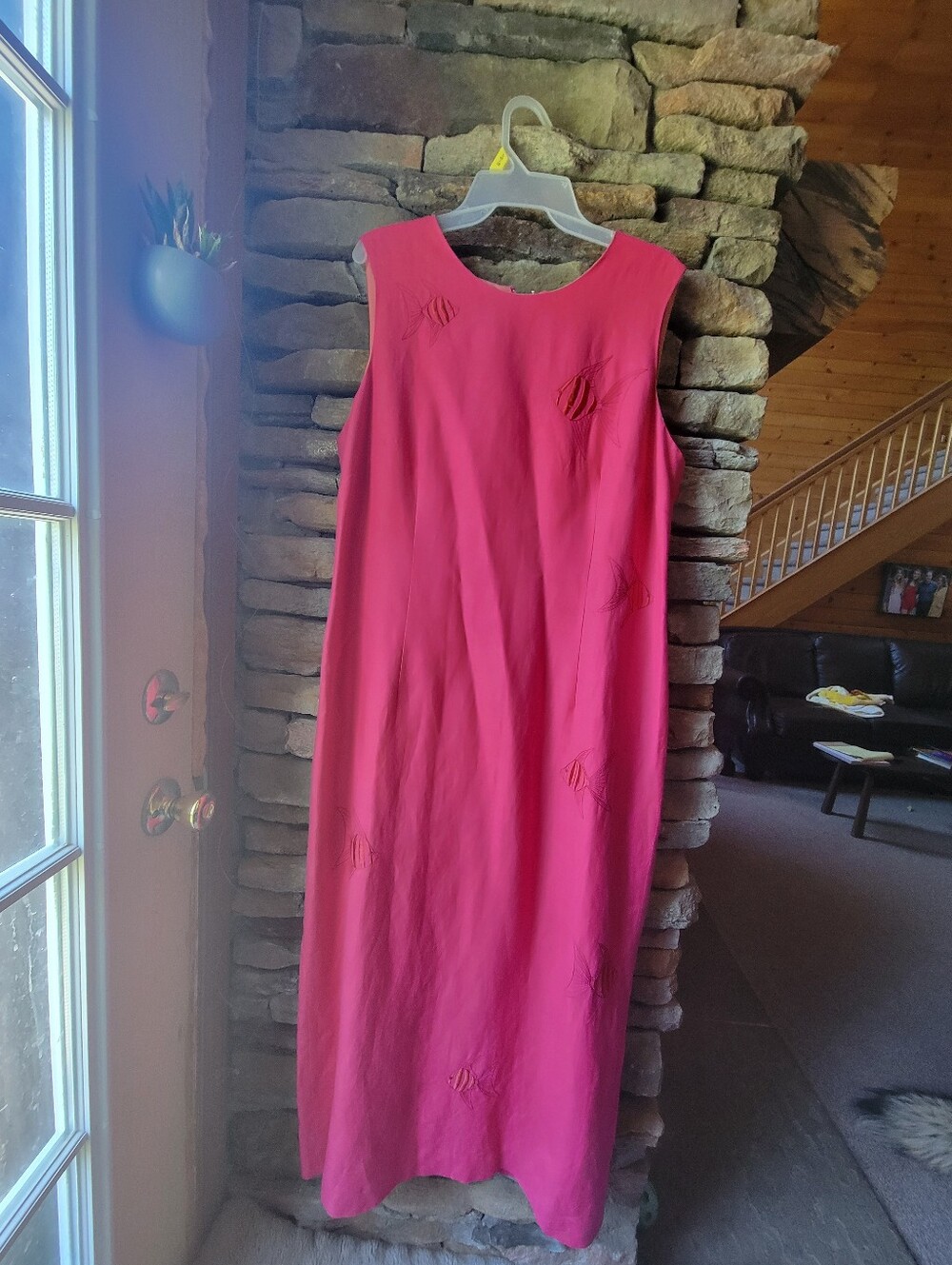 Talbots Linen Blend Size 16 Maxi Dress